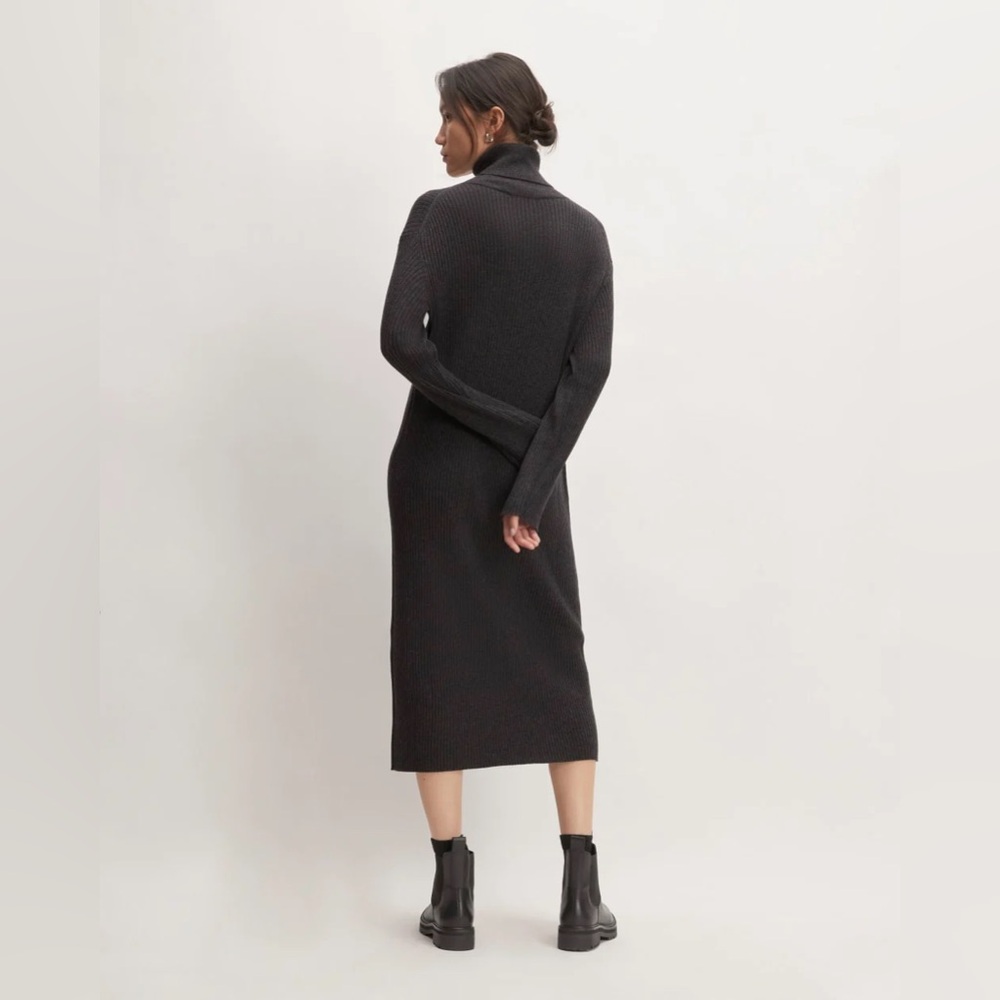 Black Turtleneck Sweater Dress